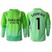 Real Madrid Thibaut Courtois #1 Keeper Bortedrakt 2025-26 Lange ermer